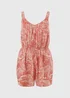 Pink Paisley Playsuit - 8 Image 1