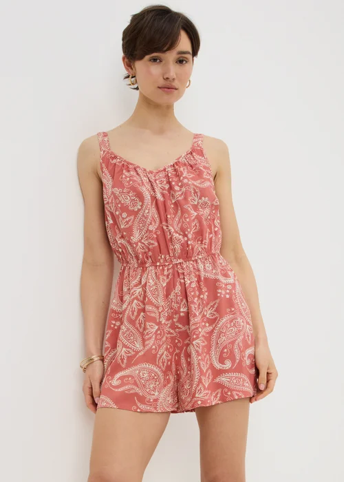Pink Paisley Playsuit - 18 Image 2
