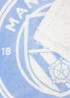 Manchester City Blue Tackle Sherpa Fleece - 120 X 150 Image 3