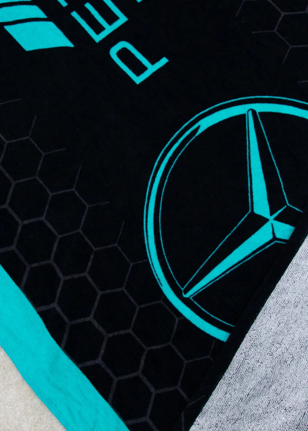 Mercedes Lines Black Towel - 75 X 150 Image 5