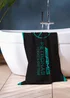 Mercedes Lines Black Towel - 75 X 150 Image 2