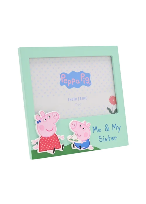 Hasbro Games Peppa Pig Photo Frame Me & My Sister - One Size Image 1