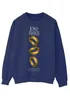 Lord Of The Rings Falling Navy Graphic Sweatshirt - 2XL Image 1