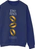 Lord Of The Rings Falling Navy Graphic Sweatshirt - 2XL Image 2
