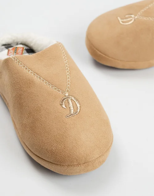 Only Fools & Horses Adult Tan Mule Slippers - 9-10 Image 5