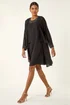 Roman Black Sparkle Shift Dress & Shrug - 18 Image 1