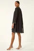 Roman Black Sparkle Shift Dress & Shrug - 18 Image 3