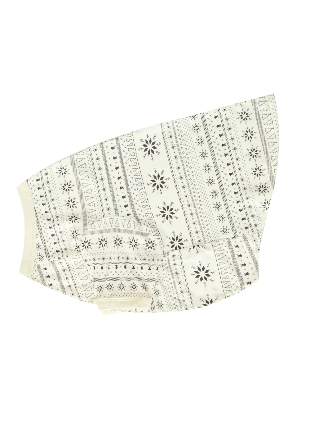 My Christmas Pyjamas Cream Snow White Pet One-Piece Matching Pyjamas - Extra small Image 2