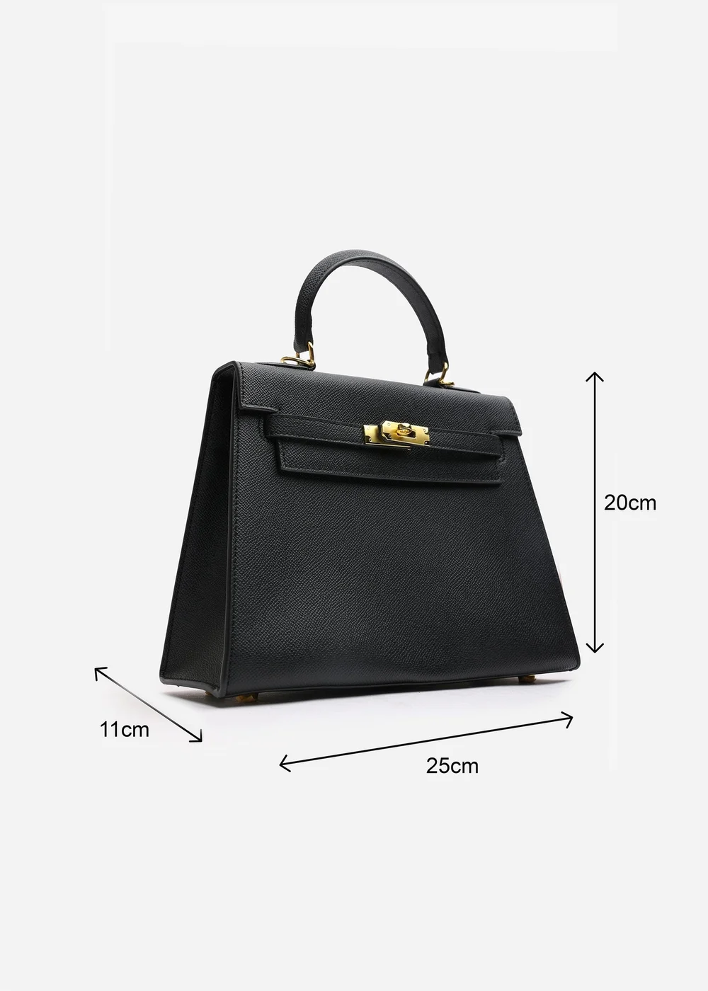 Where's That From Lluvia Black Mini Top Handle Tote Bag - One Size Image 2