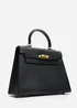 Where's That From Lluvia Black Mini Top Handle Tote Bag - One Size Image 5