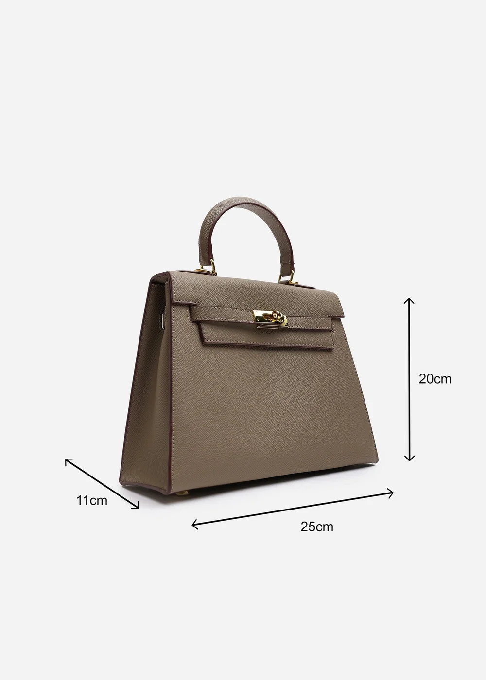 Where's That From Lluvia Taupe Mini Top Handle Tote Bag - One Size Image 2