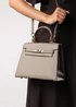Where's That From Lluvia Taupe Mini Top Handle Tote Bag - One Size Image 3