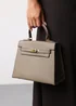Where's That From Lluvia Taupe Mini Top Handle Tote Bag - One Size Image 1