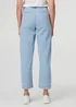 Izabel London Blue High Waist Pocket Detail Wide Jeans - 14 Image 3