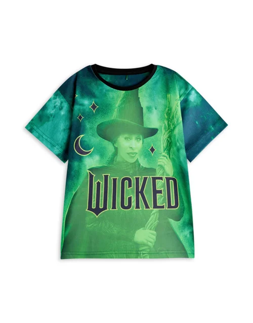 Vanilla Underground Wicked Kids Multicoloured Glinda & Elphaba Pack PJs - Age 7-8 Years Image 4