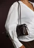 Where’s That From Bay Dark Brown Patent Shoulder Bag - One Size Image 1