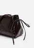 Where’s That From Bay Dark Brown Patent Shoulder Bag - One Size Image 3