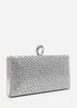 Where’s That From Reve Silver Crystal Clutch Bag - One Size Image 3