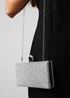 Where’s That From Reve Silver Crystal Clutch Bag - One Size Image 6