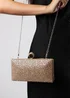 Where’s That From Reve Gold Crystal Clutch Bag - One Size Image 1