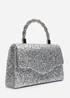 Where’s That From Pluie Silver Glitter Evening Bag - One Size Image 3