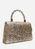 Where’s That From Pluie Gold Glitter Evening Bag - One Size Image 3