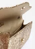 Where’s That From Pluie Gold Glitter Evening Bag - One Size Image 5