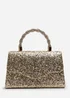Where’s That From Pluie Gold Glitter Evening Bag - One Size Image 2
