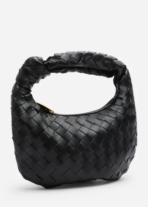 Where's That From Womens Aura Classic Woven Hobo Bag In Black - One Size Image 2