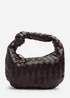 Where’s That From Aura Dark Brown Classic Woven Hobo Bag - One Size Image 2
