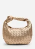 Where’s That From Aura Gold Classic Woven Hobo Bag - One Size Image 2