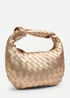 Where’s That From Aura Gold Classic Woven Hobo Bag - One Size Image 3