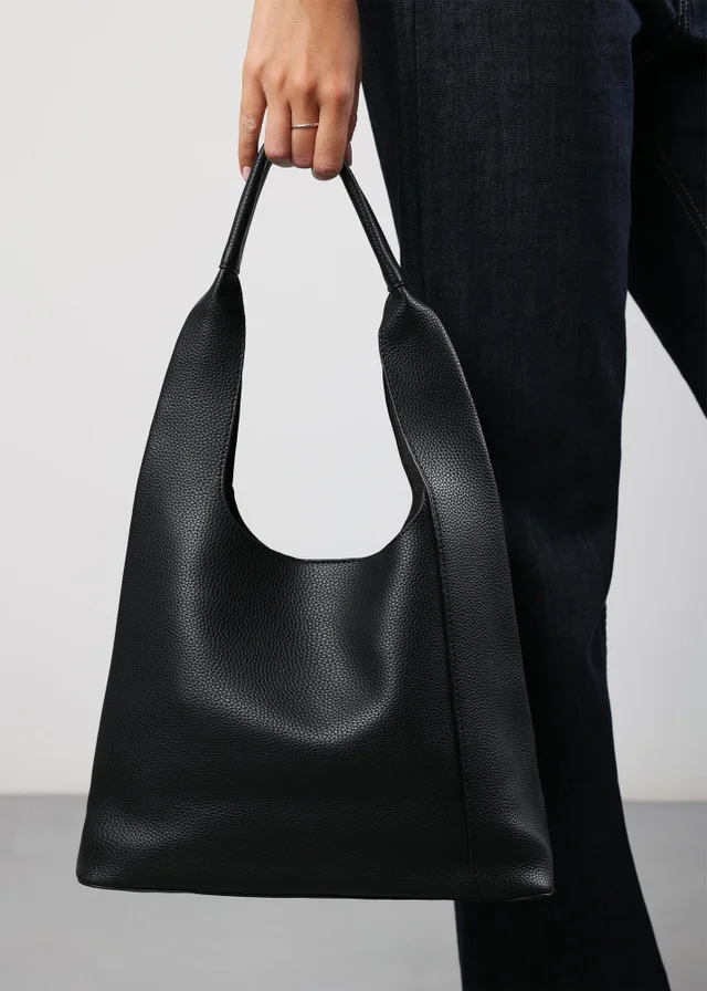 Where’s That From Blush Black Luxury Shoulder Tote Bag