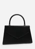 Where’s That From Marina Black Structured Shoulder Bag - One Size Image 2