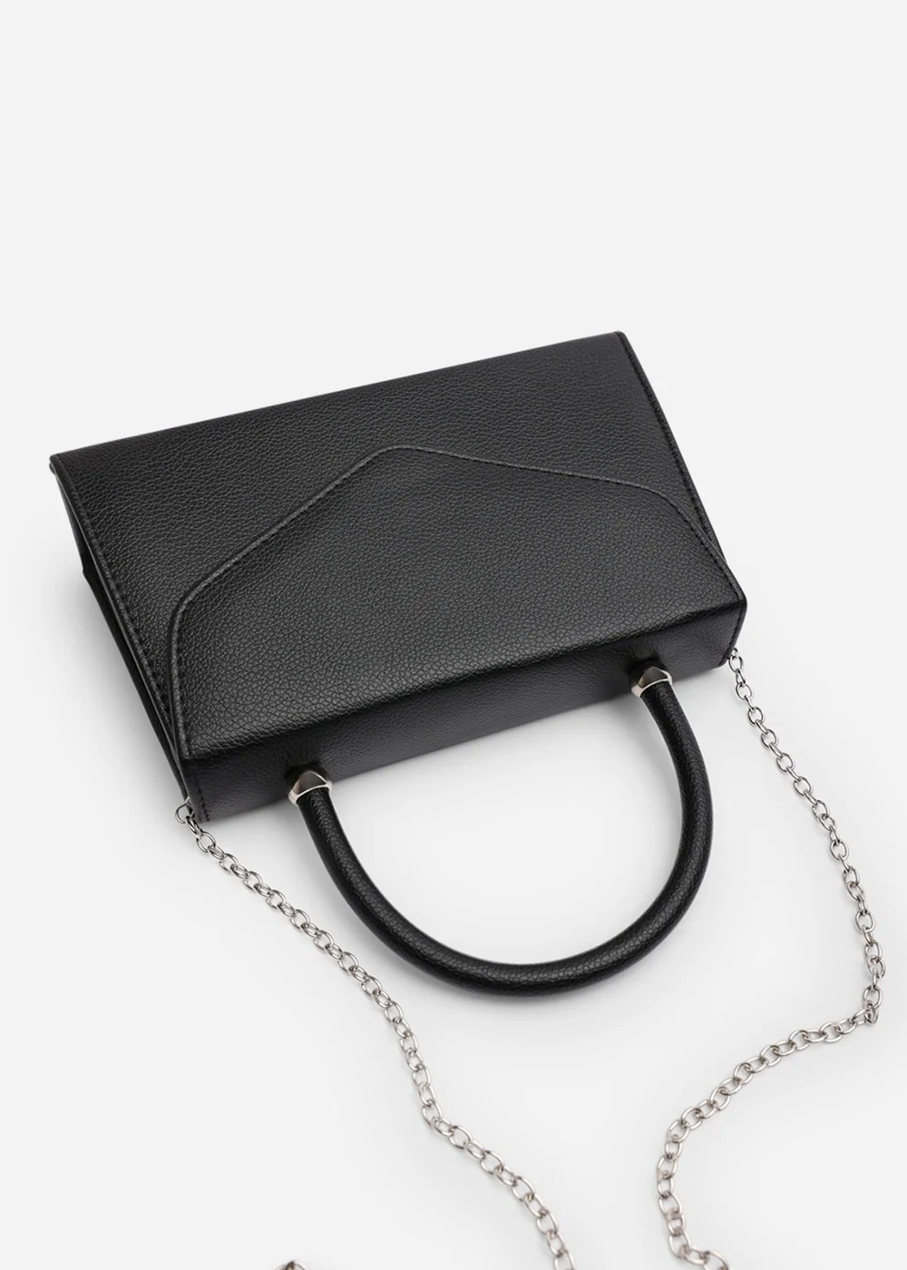 Where's That From Womens Marina Structured Top Handle Shoulder Bag In Black - One Size Image 5