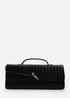 Where’s That From Petal Black Woven Clutch Bag - One Size Image 2