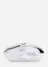 Where’s That From Nude Silver Sculpted Evening Clutch Bag - One Size Image 2