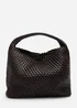 Where’s That From Stone Dark Brown PU Weave Shoulder Bag - One Size Image 2