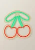 ValueLights Neon Red Cherry Wall Light Integrated LED Novelty Light - One Size Image 2
