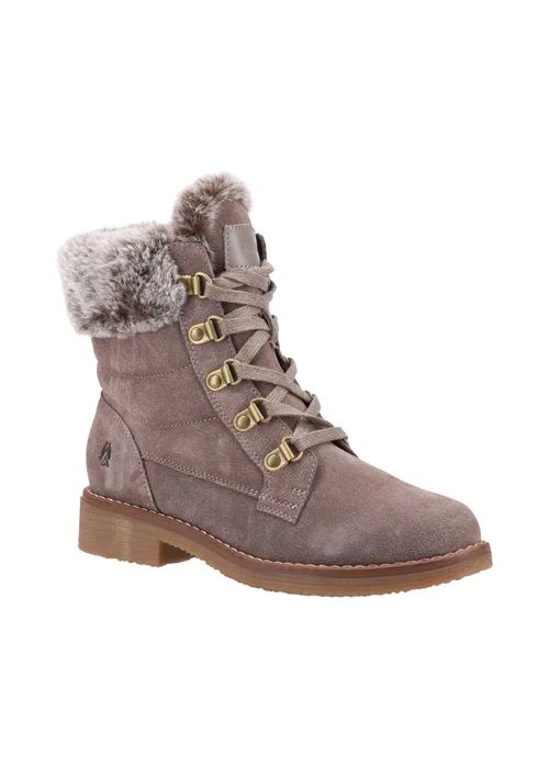 Hush Puppies Taupe Florence Mid Boot - Size 4 Image 2