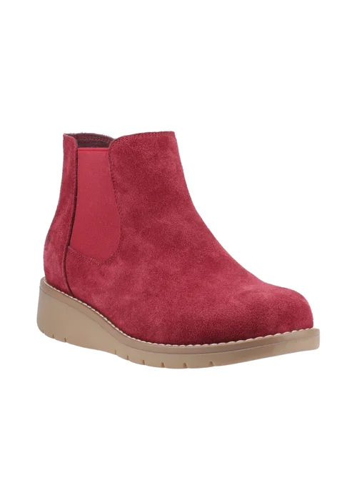 Hush Puppies Dark Red Leonie Suede Boot - 3 Image 2