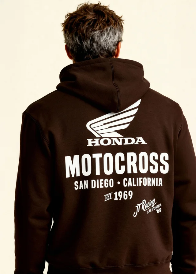 Honda Chocolate Motocross Hoodie