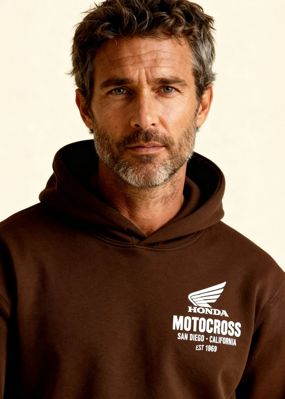 Honda Chocolate Motocross Hoodie - Large Image 2