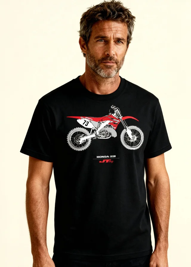 Honda Black CR250R T-Shirt
