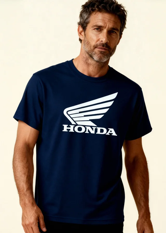 Honda Navy Classic Wings T-Shirt