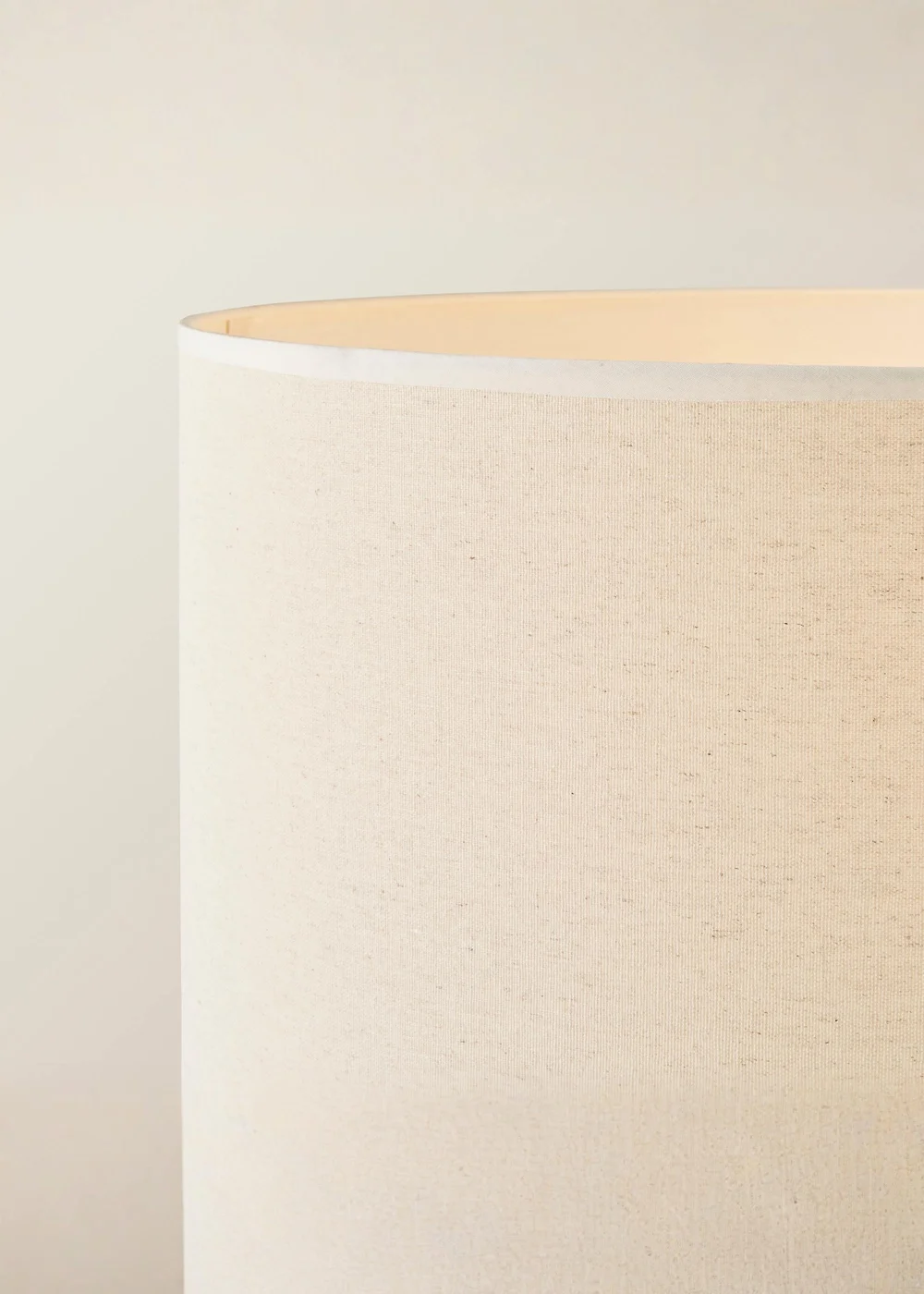 ValueLights Hiru Natural 3 Tier Shelf Floor Lamp with White Trim Linen Shade - One Size Image 4