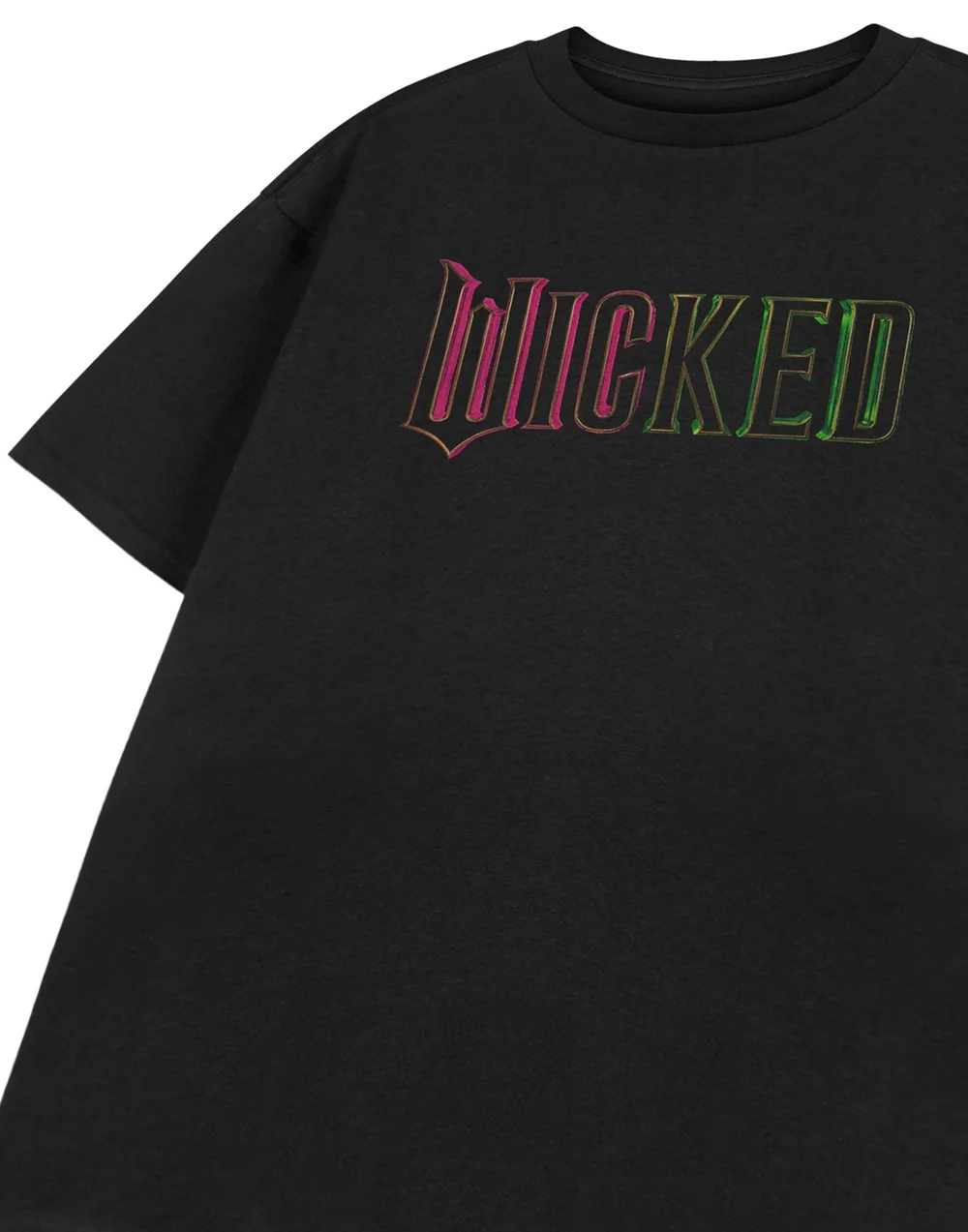 Vanilla Underground Wicked Kids Pink Logo Black Green T-Shirt - Age 11-12 Years Image 2