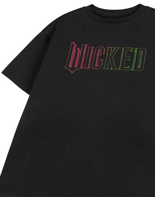 Vanilla Underground Wicked Kids Pink Logo Black Green T-Shirt - Age 11-12 Years Image 2