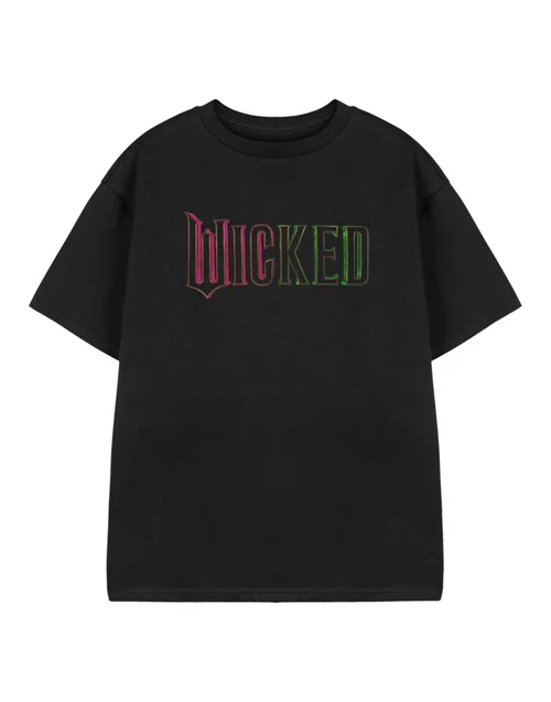 Vanilla Underground Wicked Kids Pink Logo Black Green T-Shirt - Age 11-12 Years Image 1