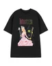 Vanilla Underground Wicked Adults Glinda & Elphaba Black T-Shirt - Small Image 1